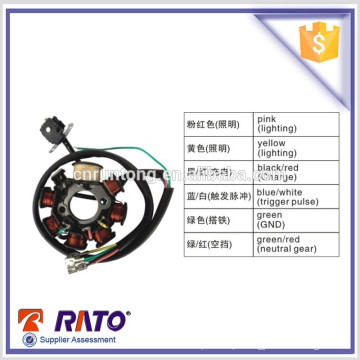 Feito na China 8 pólos de chute de onda completa Bobina magnética de motocicleta para CG125